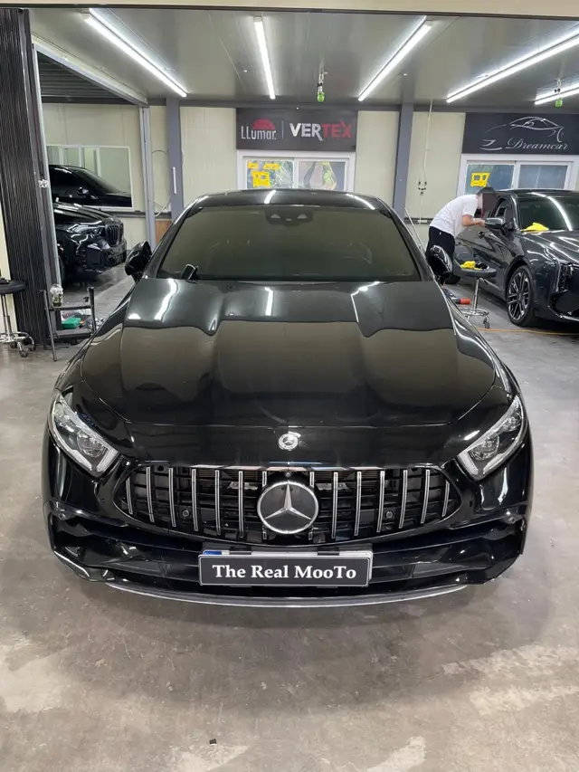 벤츠 CLS450 크롬죽이기 시공