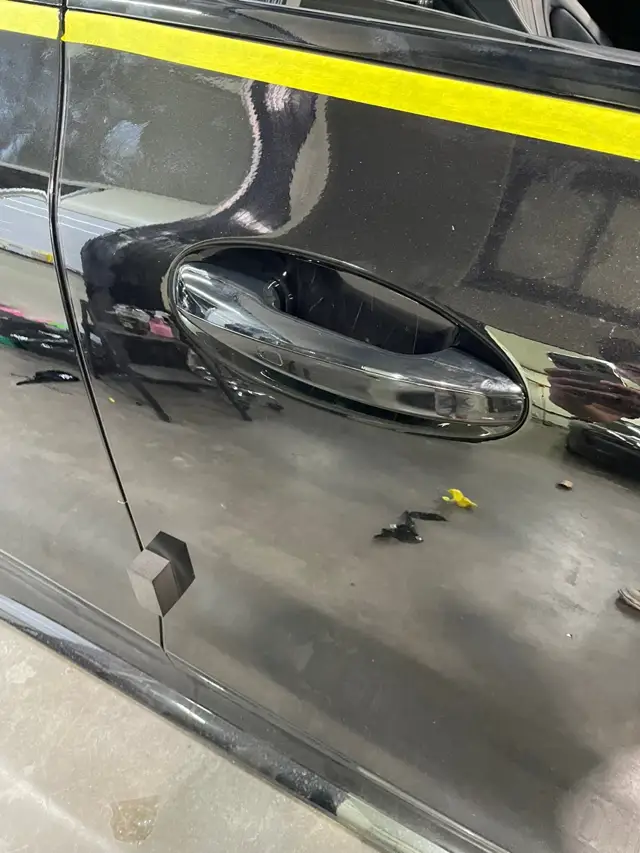 벤츠 CLS450 크롬죽이기 시공 사진 7