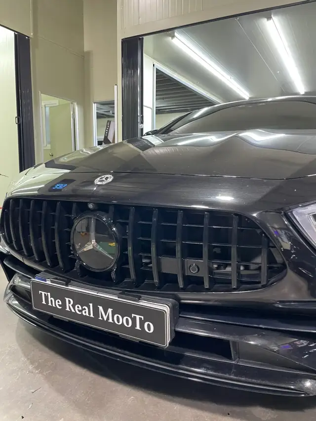 벤츠 CLS450 크롬죽이기 시공 사진 9