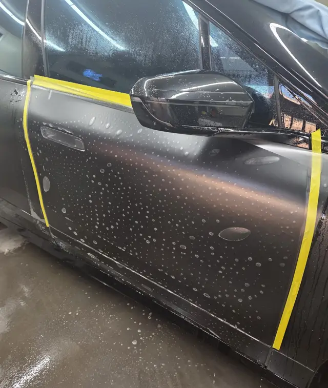 BMW iX 무광 PPF 시공 사진 4