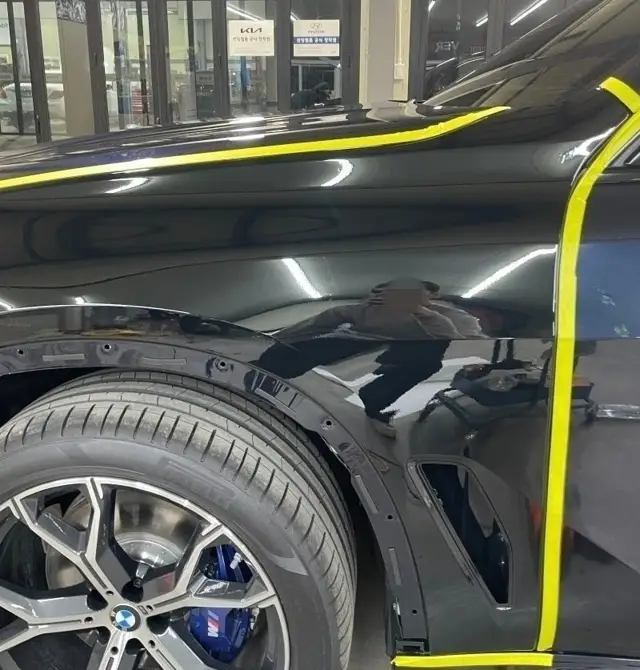 BMW X5 40i 랩핑 시공 사진 3